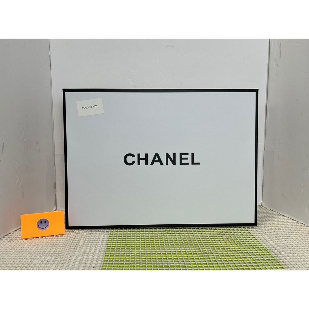 Chanel Black & White Signature Gift Empty Box 11x15x2 cm